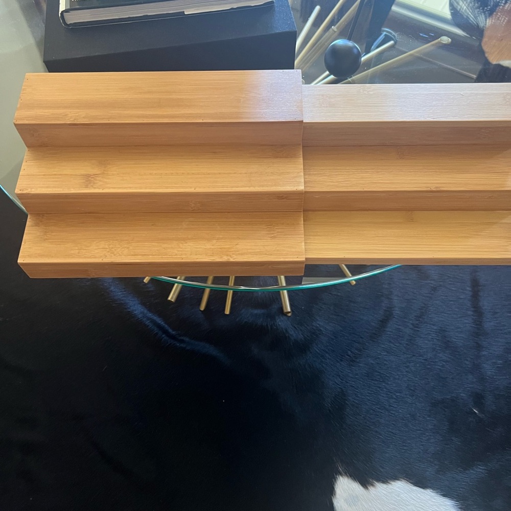 Bamboo Tiered Shelf Organizer